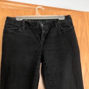 Black jeans, long inseam